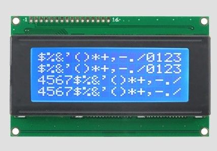 キャラクターディスプレイ LCD 20キャラクター * 4Line モノクロームモジュール 青白バックライト ポート 5v